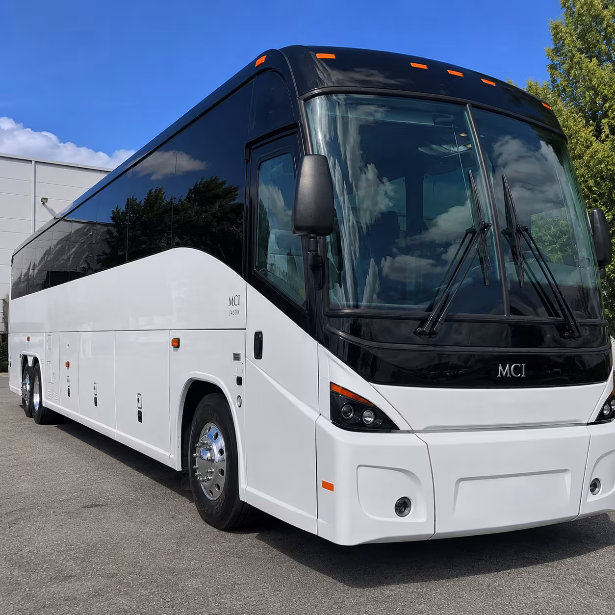 Baltimore Airport Shuttle & Transportation party bus exterior