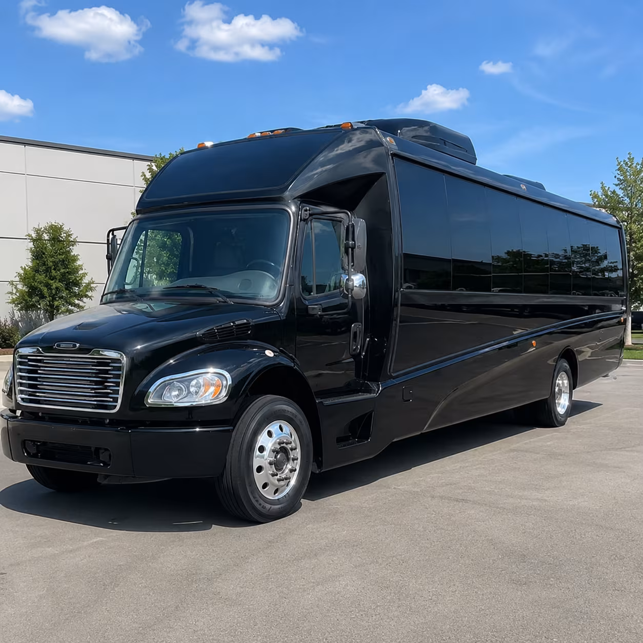 Baltimore Airport Shuttle & Transportation party bus exterior