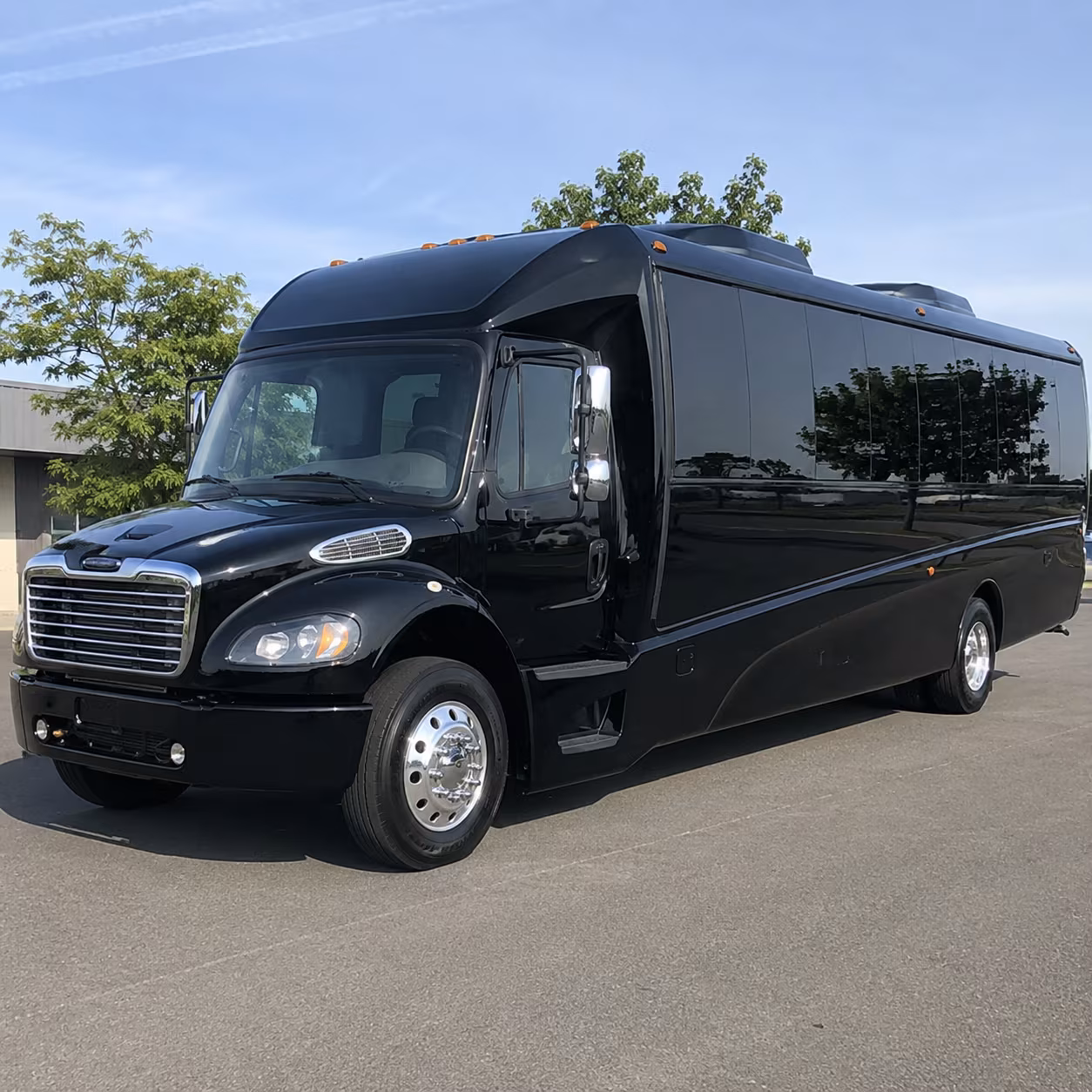 Baltimore Airport Shuttle & Transportation party bus exterior