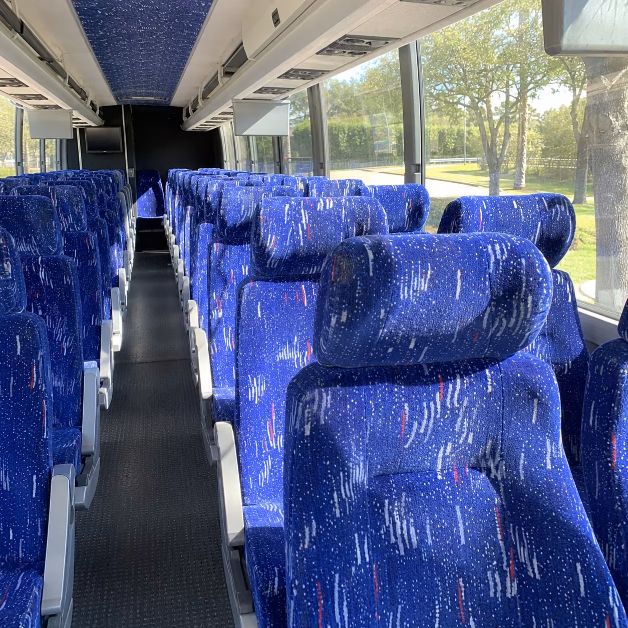 Baltimore Airport Shuttle & Transportation party bus interior