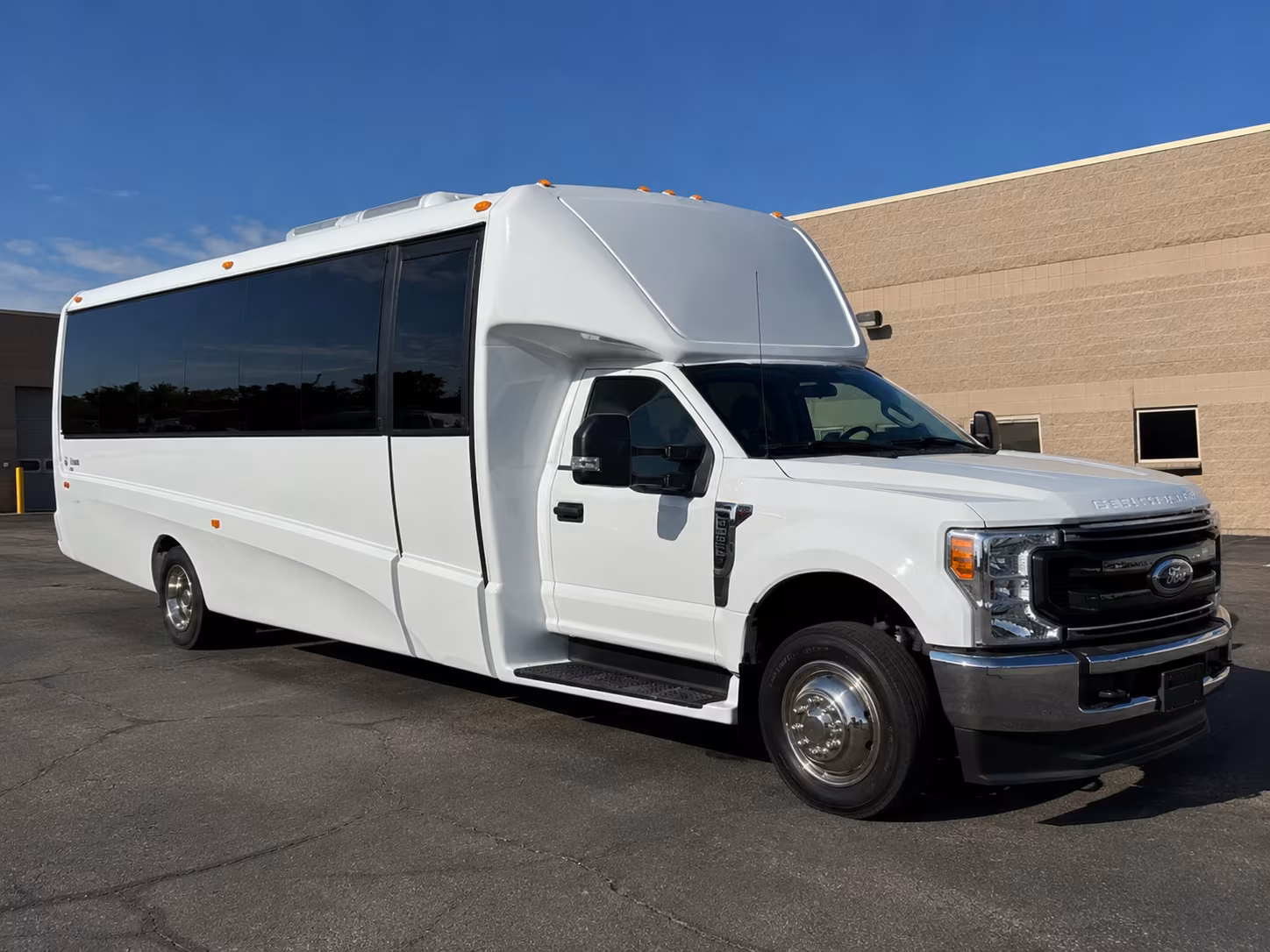 Baltimore Corporate Transportation party bus exterior