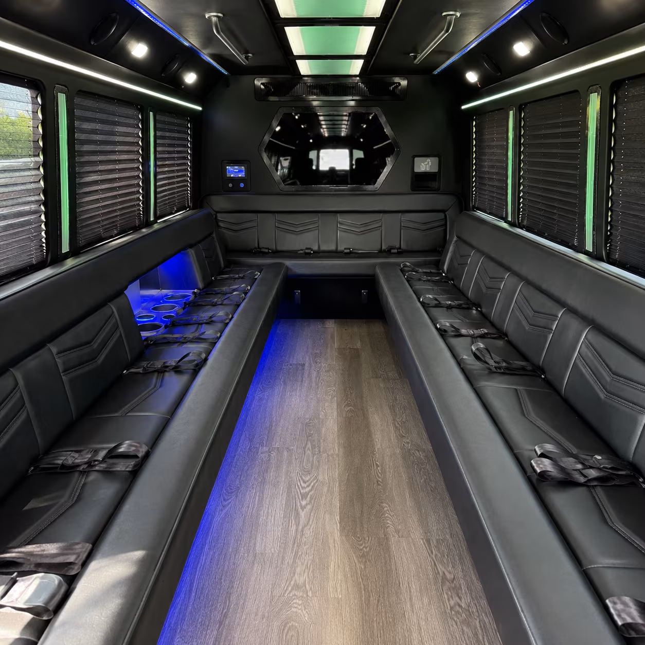 Baltimore Private Event Transportation party bus exterior