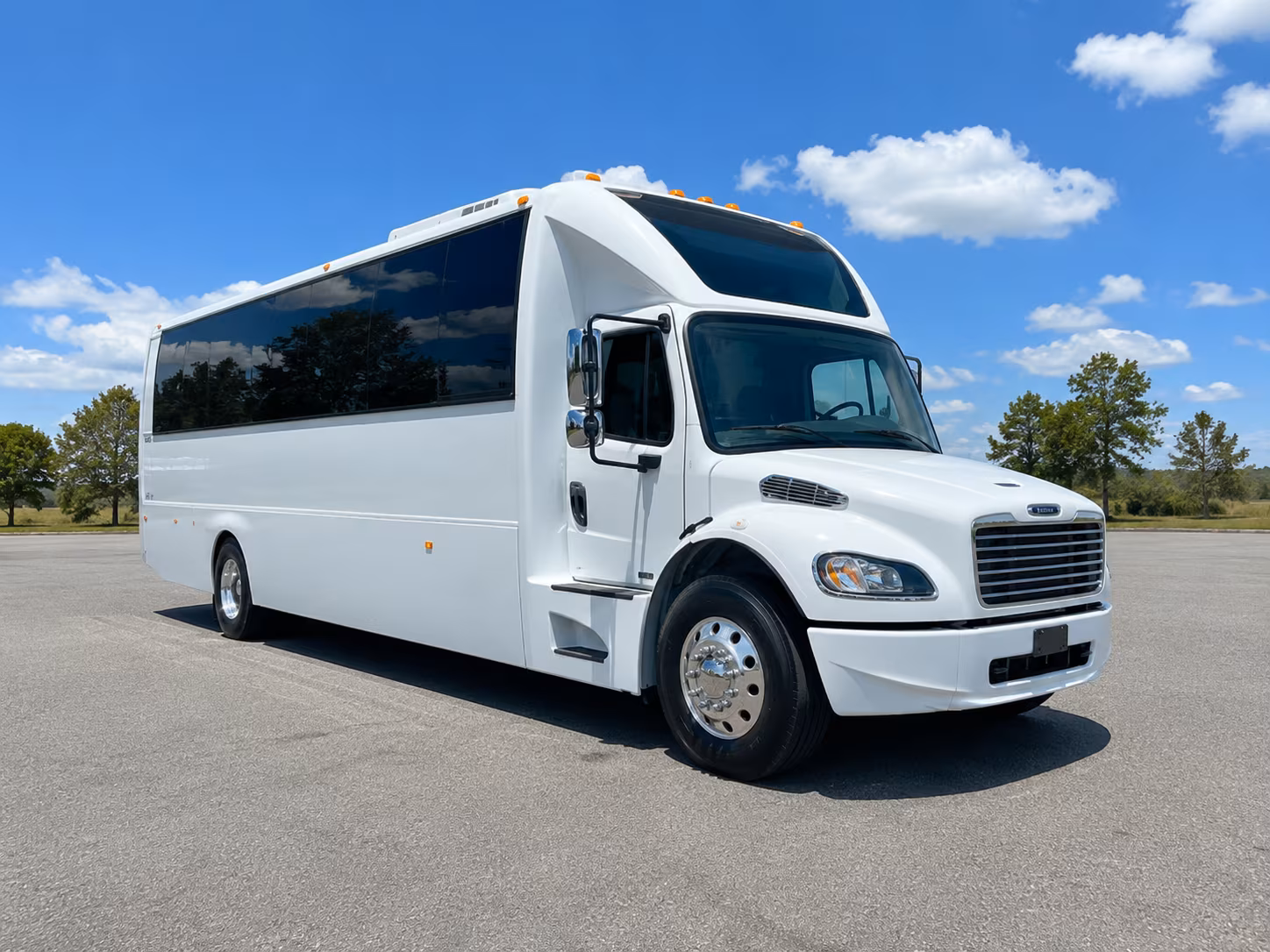 Baltimore Private Event Transportation party bus exterior