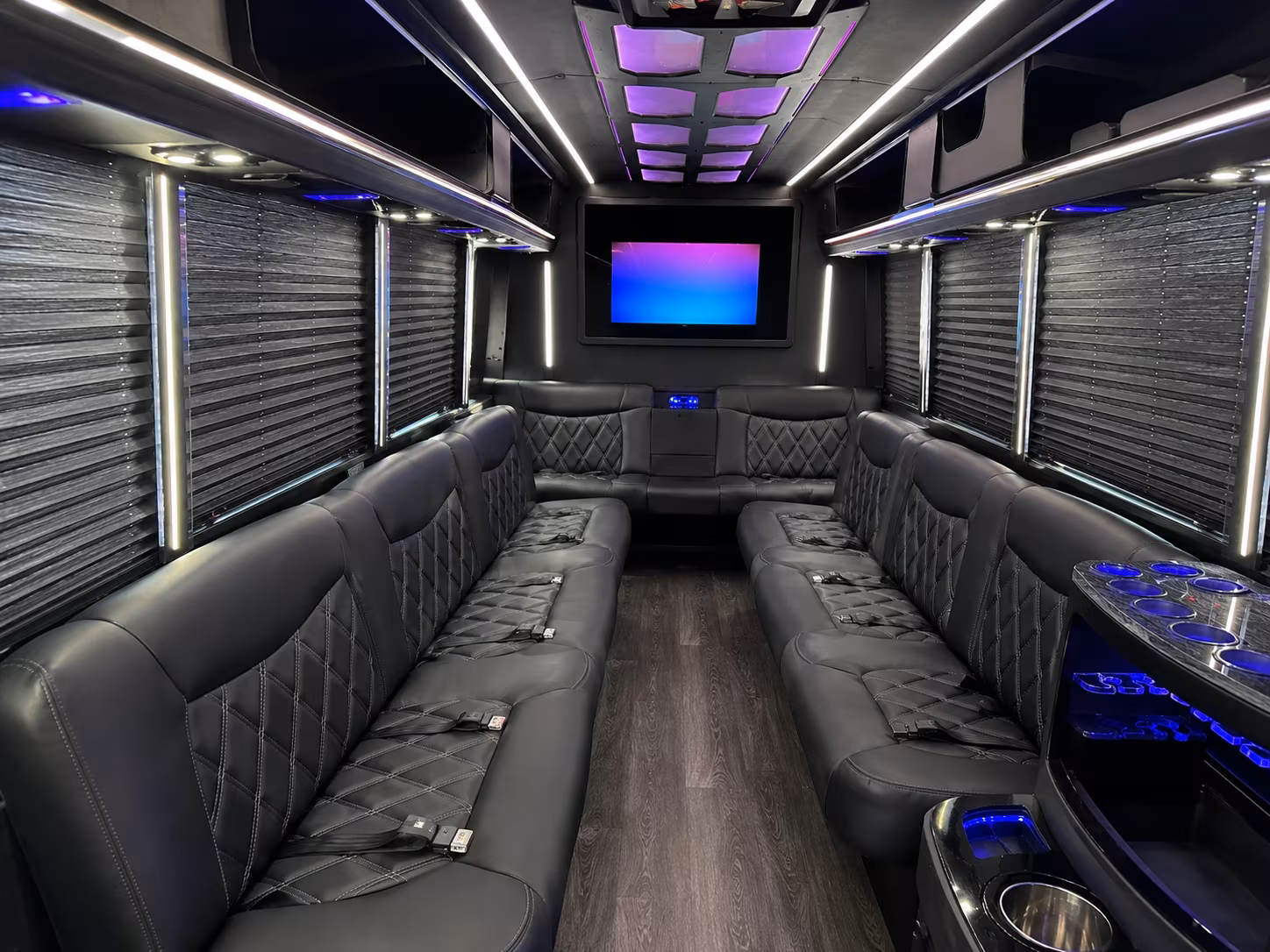 Baltimore Private Event Transportation party bus exterior