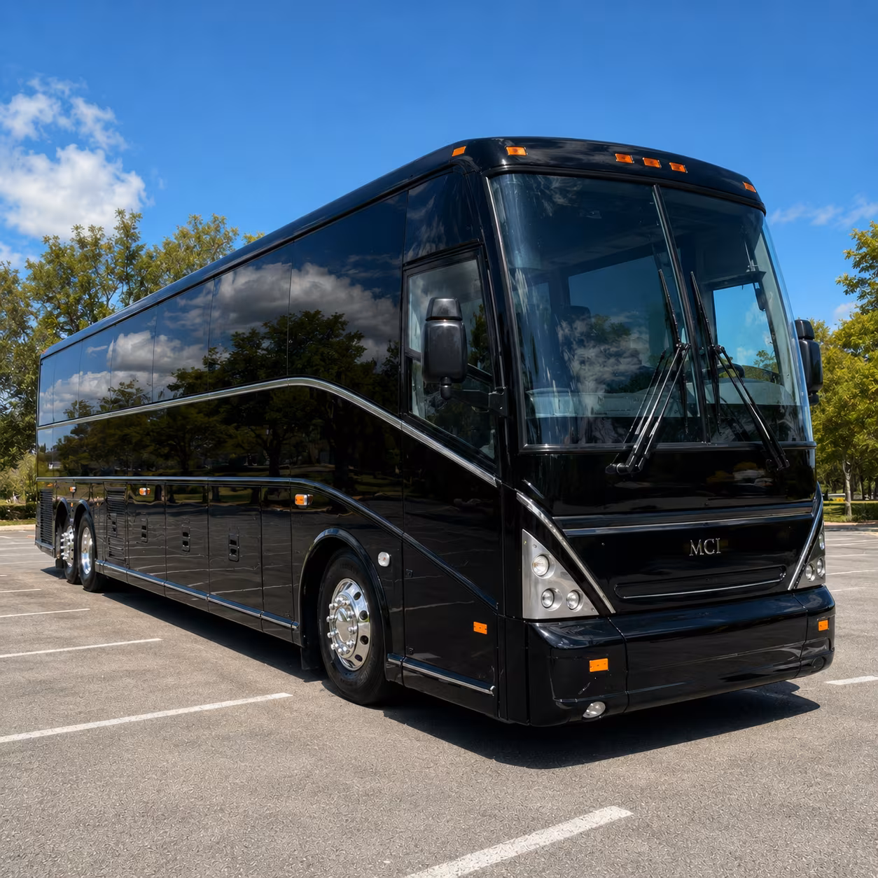Baltimore School Event Transportation party bus exterior