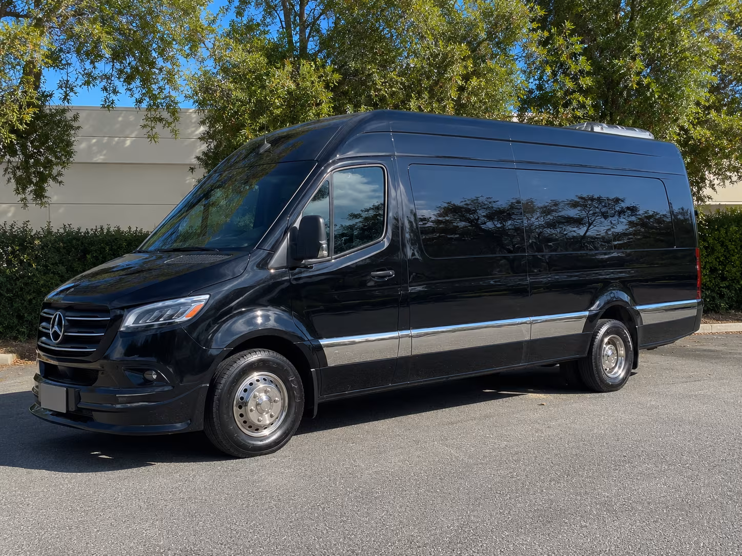 Baltimore School Event Transportation party bus exterior