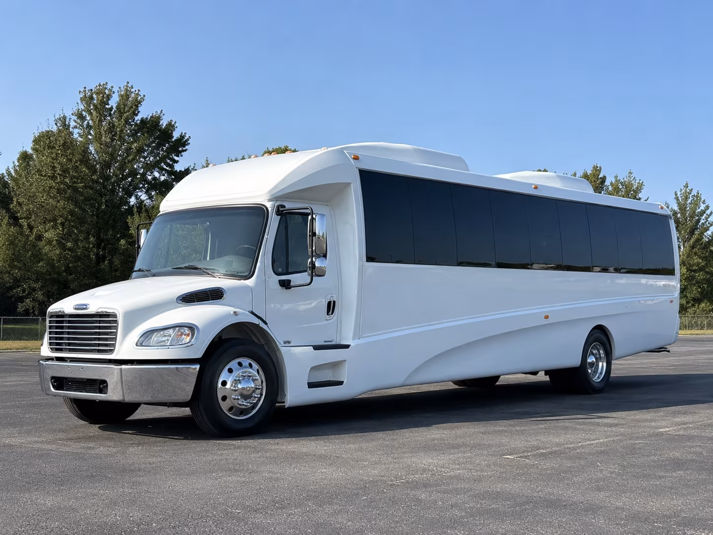 Baltimore Sporting Event Transportation party bus exterior