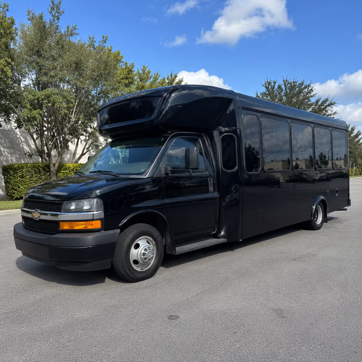 Baltimore Sporting Event Transportation party bus exterior