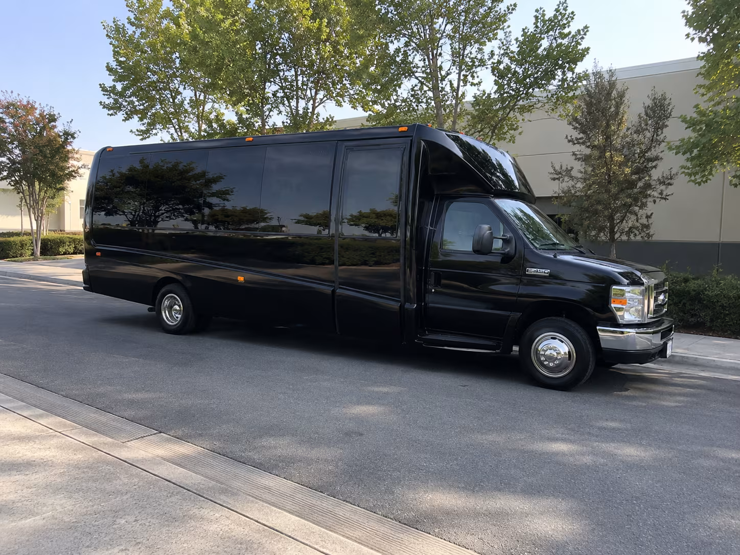 Baltimore Wedding Transportation party bus exterior