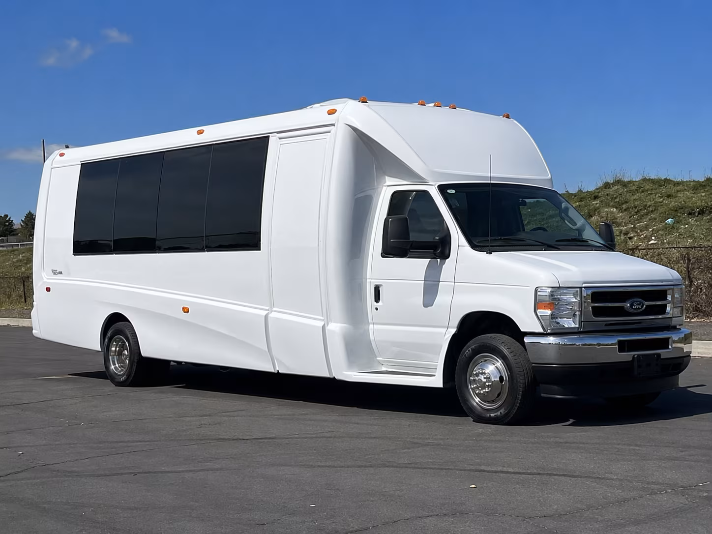 Baltimore Wedding Transportation party bus exterior