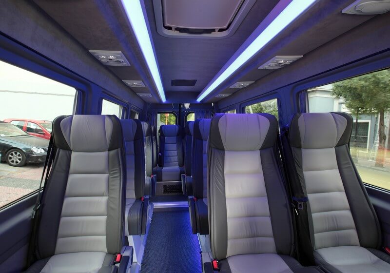 Norfolk 18 Passenger Van/Minibus Interior