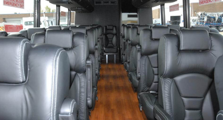 Roanoke 20 Passenger Minibus Interior