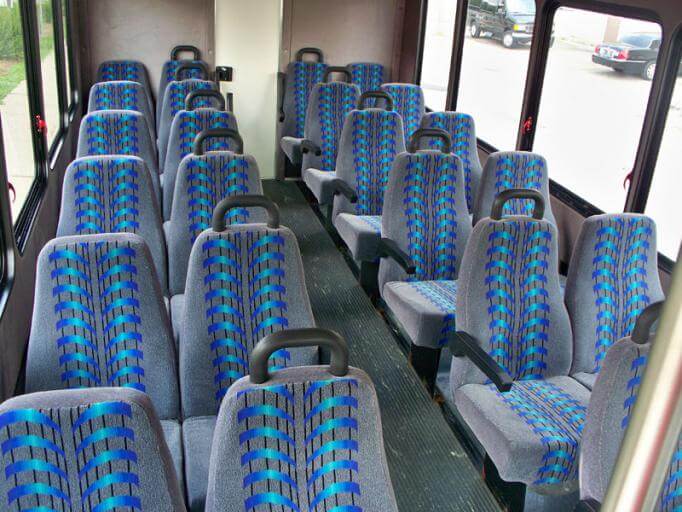 Harrisburg 25 Passenger Mini Bus Interior