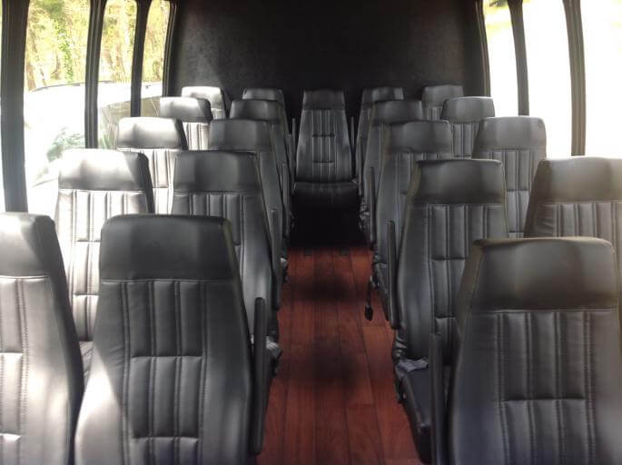 Harrisburg 30 Passenger Shuttle Bus Interior
