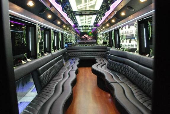 Rockville 25 Passenger Limo bus Interior