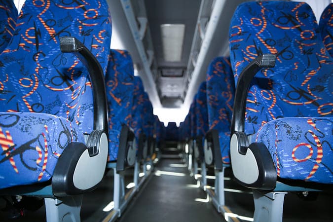College Park 47-56 Passenger Charter Buses Interior